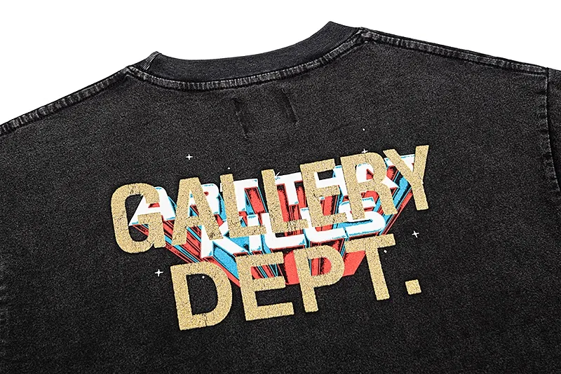 GALLERY. DEPT new short-sleeved T-shirt Style number: D2282P110 Color: Black Size: S M L XL